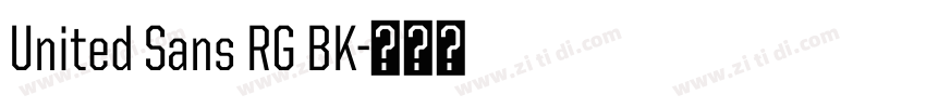 United Sans RG BK字体转换